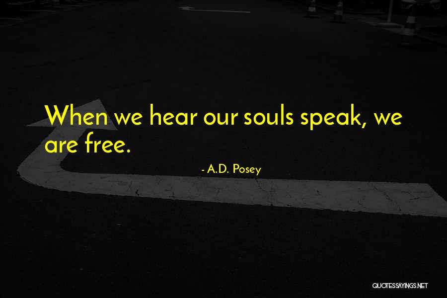 D Posey Quotes By A.D. Posey