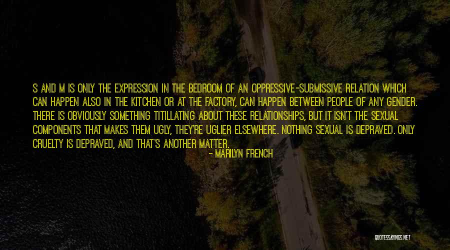 D/s Submissive Quotes By Marilyn French D/s Submissive Quotes By Marilyn French