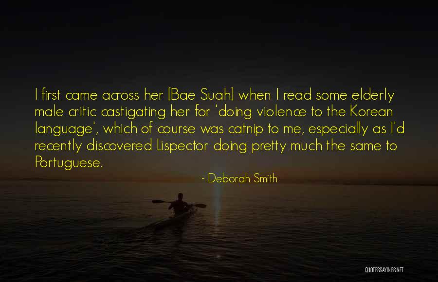 D.w. Read Quotes By Deborah Smith