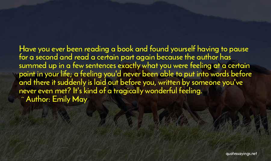 D.w. Read Quotes By Emily May