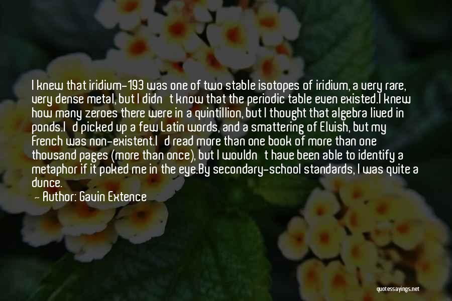 D.w. Read Quotes By Gavin Extence
