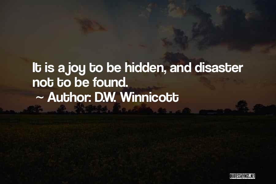 D. Winnicott Quotes By D.W. Winnicott