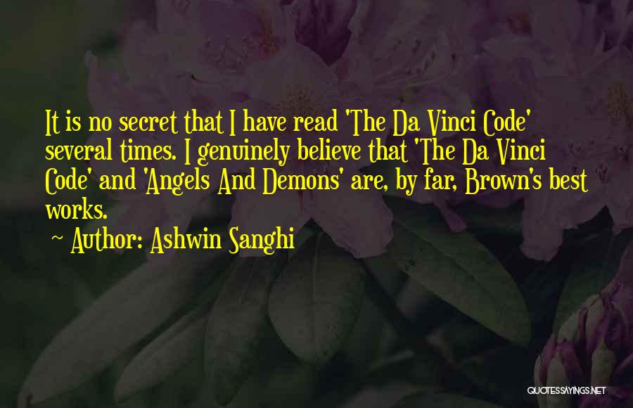 Da Vinci Code Best Quotes By Ashwin Sanghi