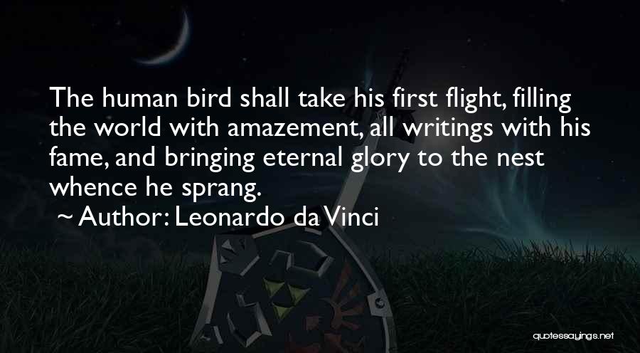 Da Vinci Flight Quotes By Leonardo Da Vinci