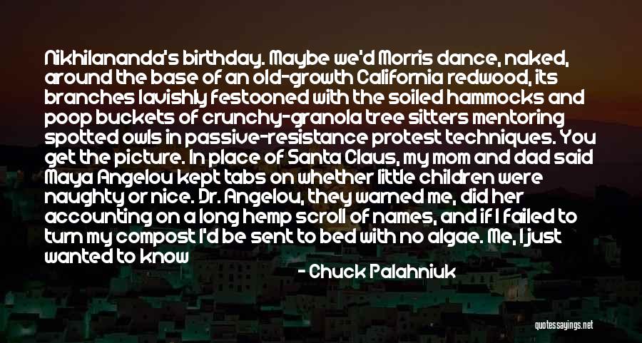 Dad For Christmas Quotes By Chuck Palahniuk