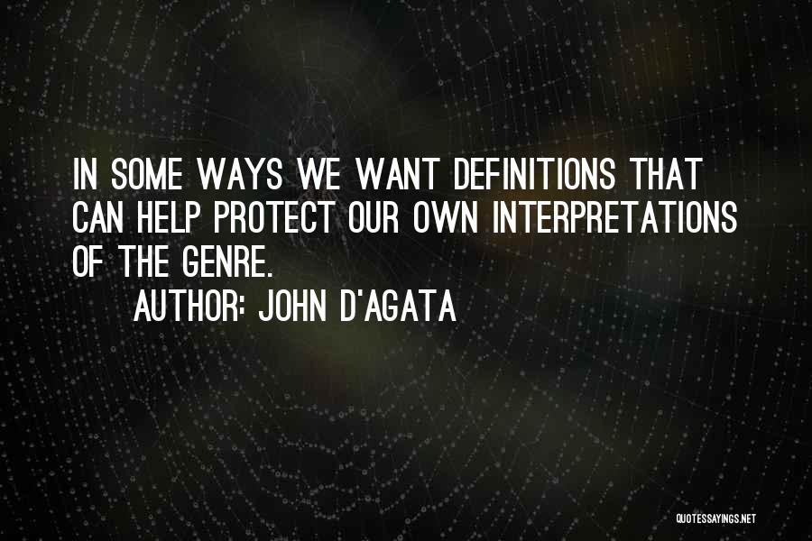 D'agata Quotes By John D'Agata