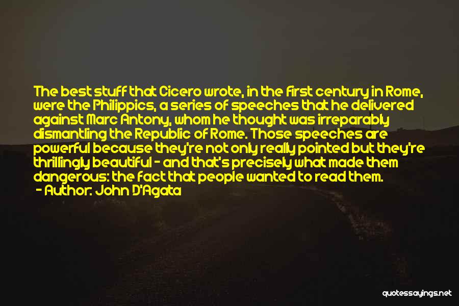 D'agata Quotes By John D'Agata