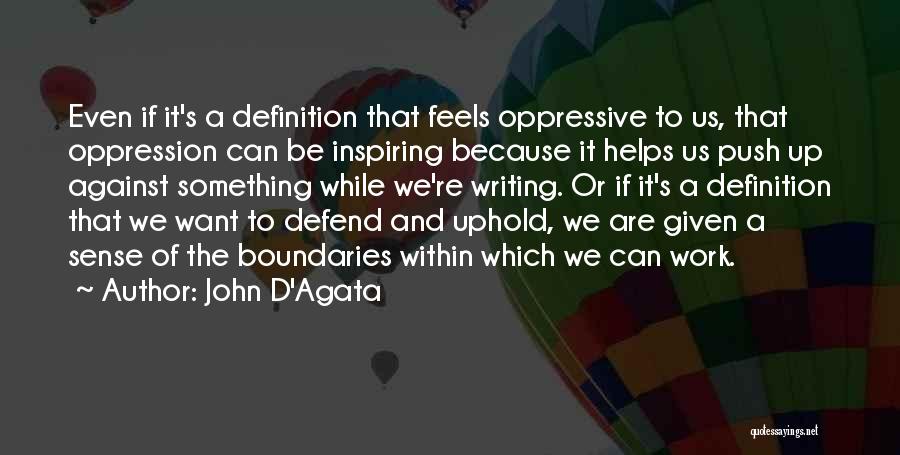 D'agata Quotes By John D'Agata