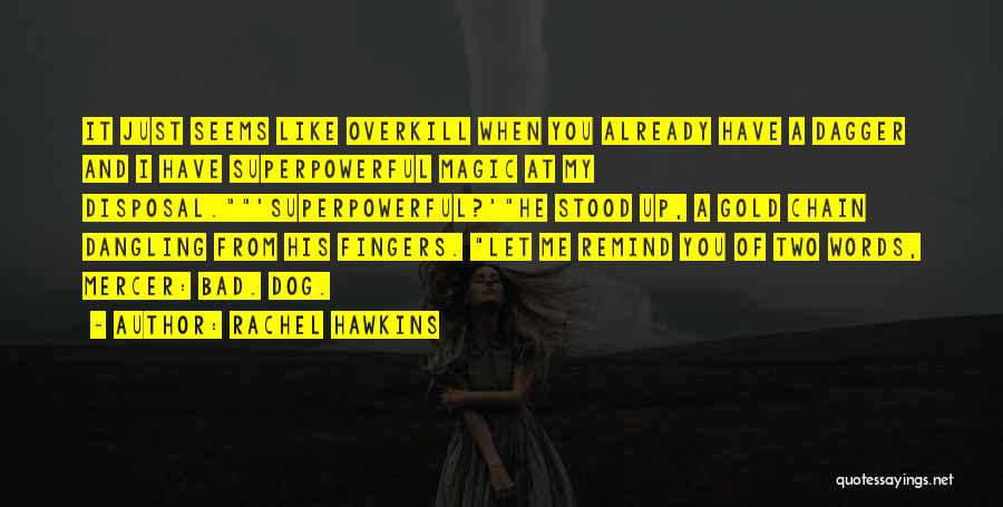 Dagger Quotes By Rachel Hawkins