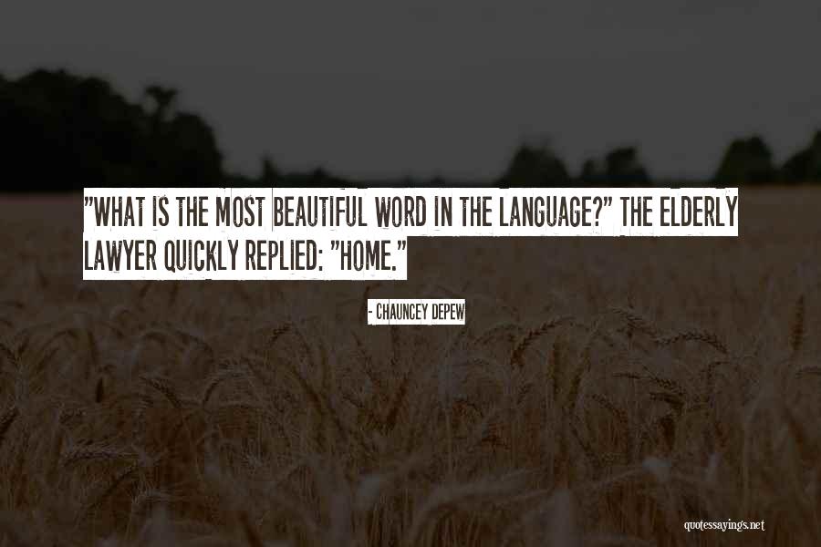 Dahlinger Quotes By Chauncey Depew Dahlinger Quotes By Chauncey Depew