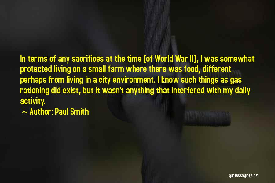 Daily Activity Quotes By Paul Smith