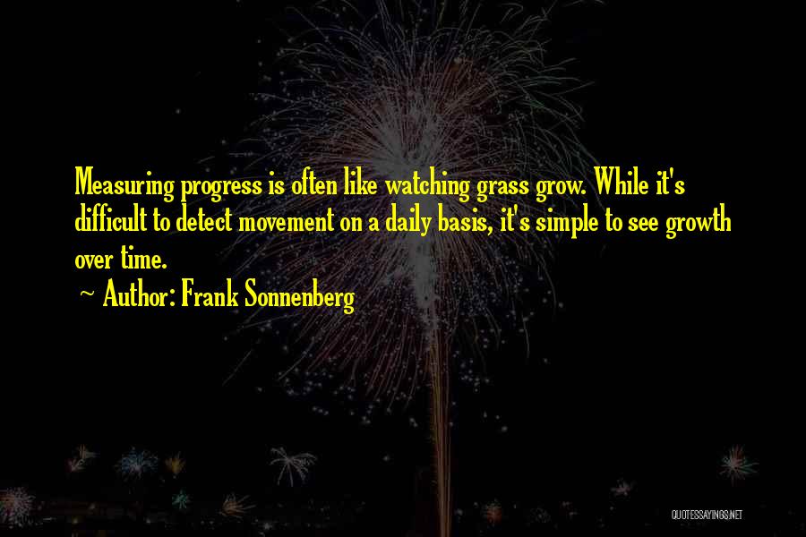 Daily Basis Quotes By Frank Sonnenberg