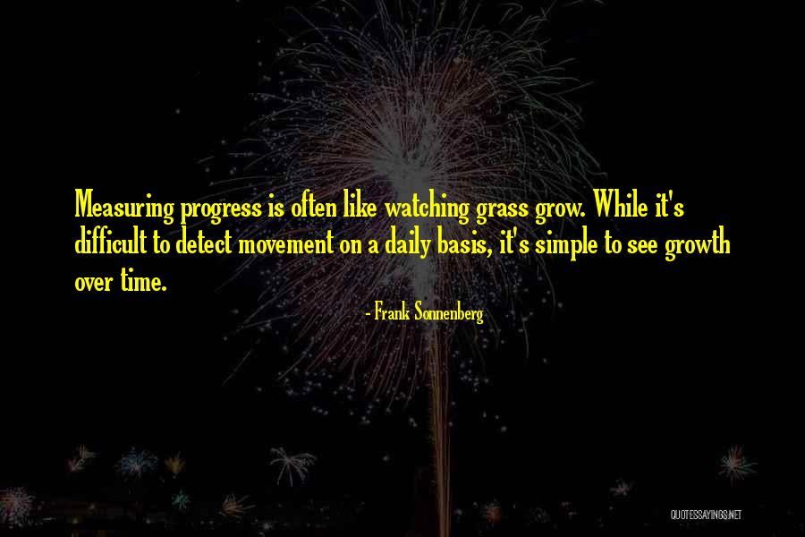 Daily Basis Quotes By Frank Sonnenberg