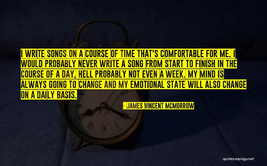 Daily Basis Quotes By James Vincent McMorrow