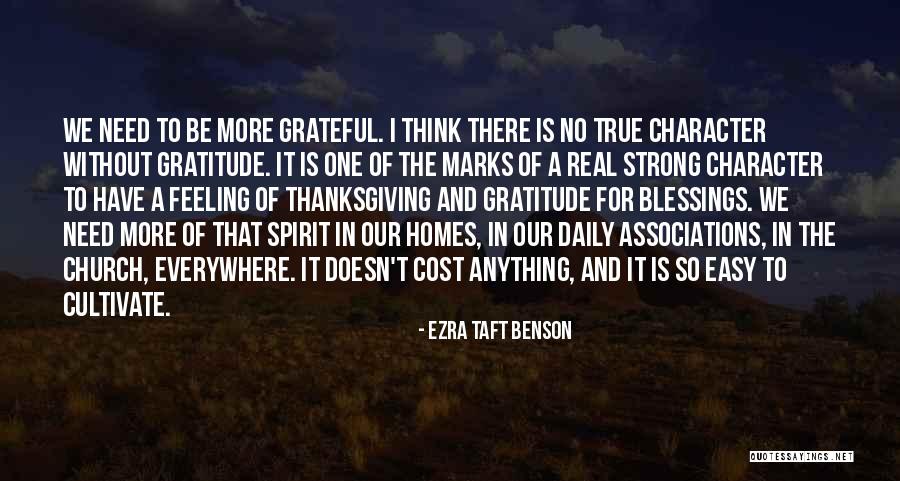 Daily Blessings Quotes By Ezra Taft Benson