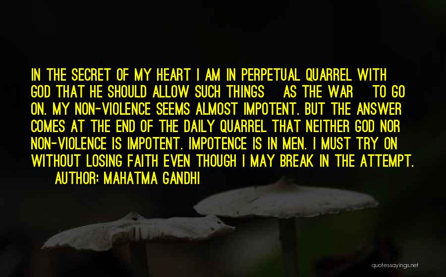 Daily Break Up Quotes By Mahatma Gandhi