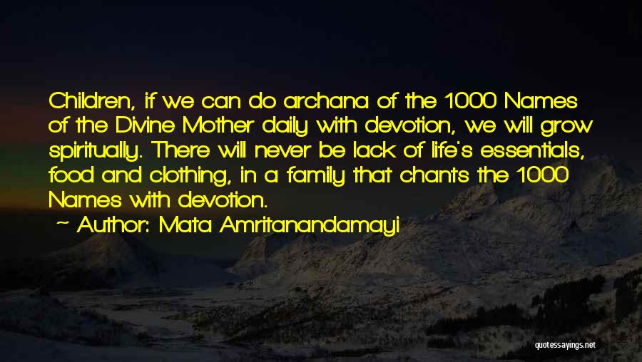 Daily Devotion Quotes By Mata Amritanandamayi