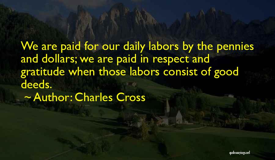 Daily Gratitude Quotes By Charles Cross
