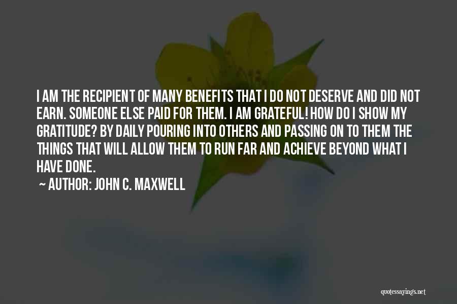 Daily Gratitude Quotes By John C. Maxwell