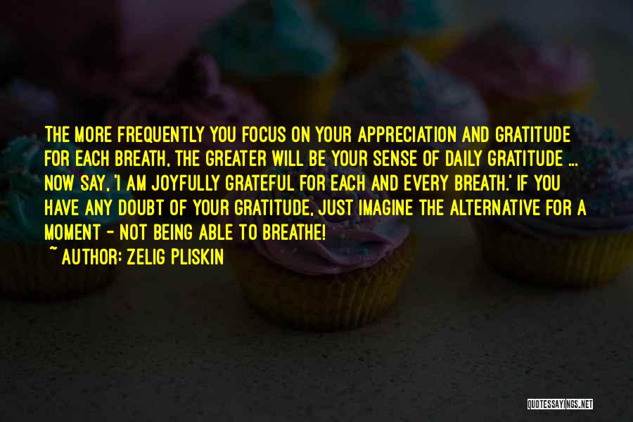 Daily Gratitude Quotes By Zelig Pliskin