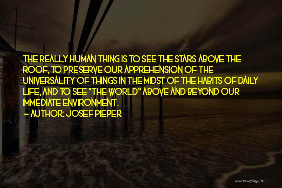 Daily Habits Quotes By Josef Pieper