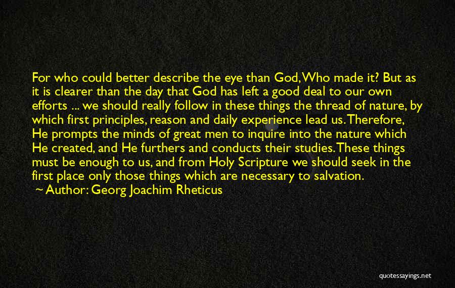 Daily Holy Quotes By Georg Joachim Rheticus