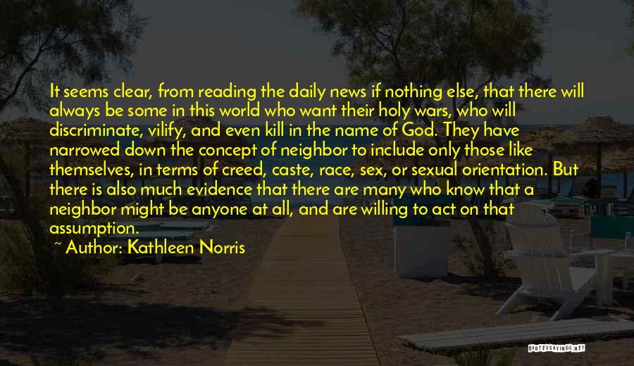 Daily Holy Quotes By Kathleen Norris