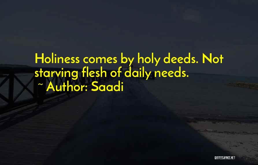 Daily Holy Quotes By Saadi