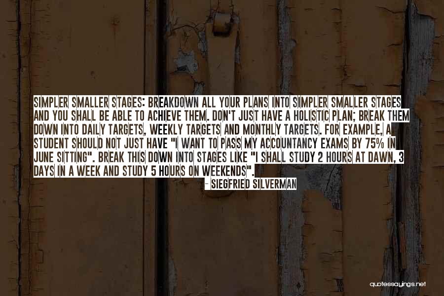 Daily Plan Quotes By Siegfried Silverman Daily Plan Quotes By Siegfried Silverman