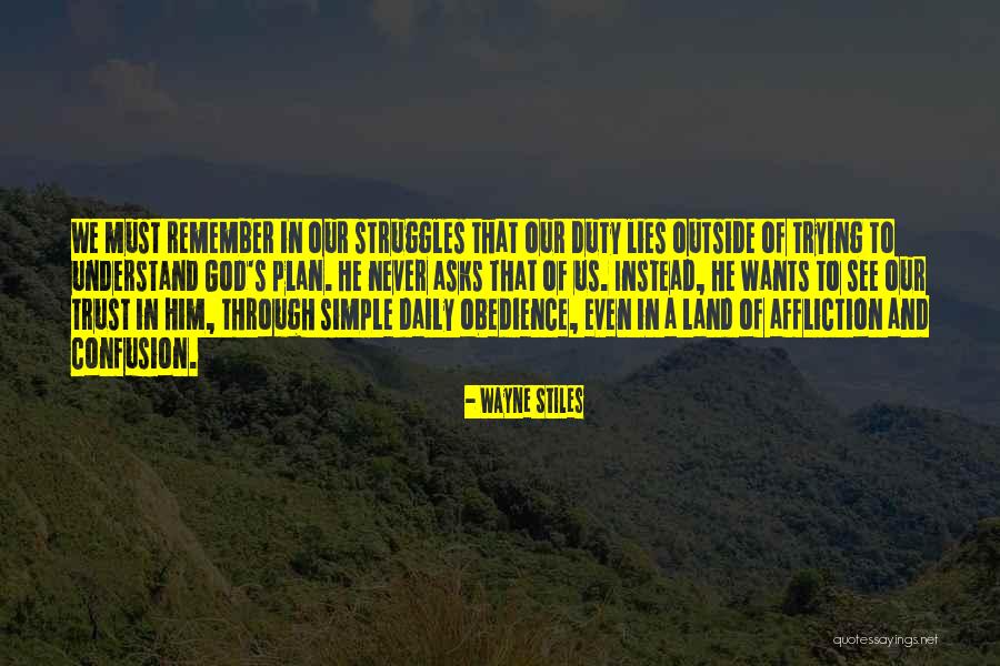 Daily Plan Quotes By Wayne Stiles Daily Plan Quotes By Wayne Stiles