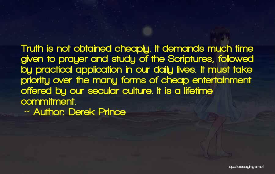 Daily Prayer Quotes By Derek Prince