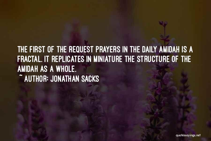 Daily Prayer Quotes By Jonathan Sacks
