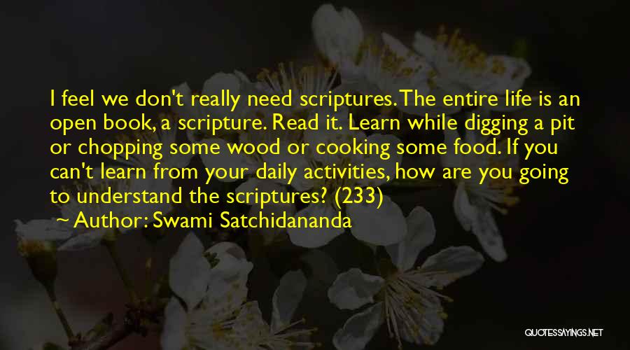 Daily Scriptures Quotes By Swami Satchidananda