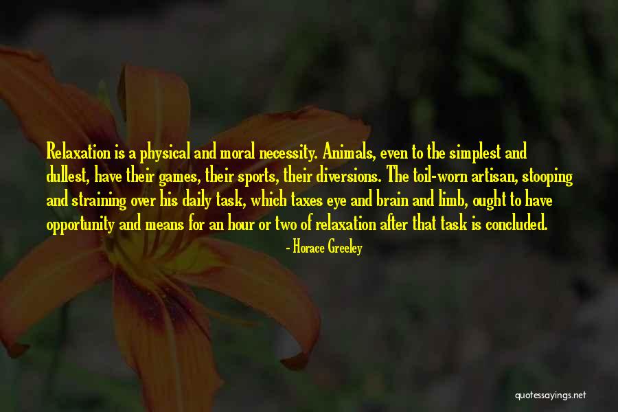 Daily Sports Quotes By Horace Greeley Daily Sports Quotes By Horace Greeley