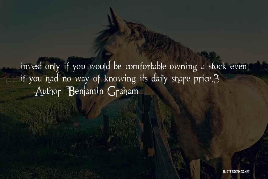 Daily Stock Price Quotes By Benjamin Graham