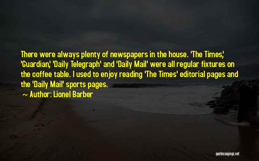 Daily Telegraph Quotes By Lionel Barber