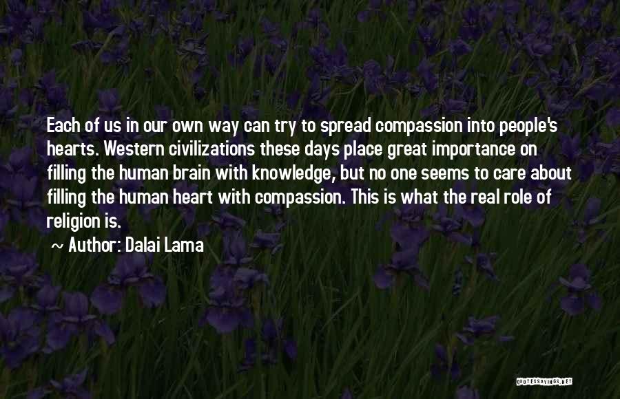 Dalai Lama's Quotes By Dalai Lama