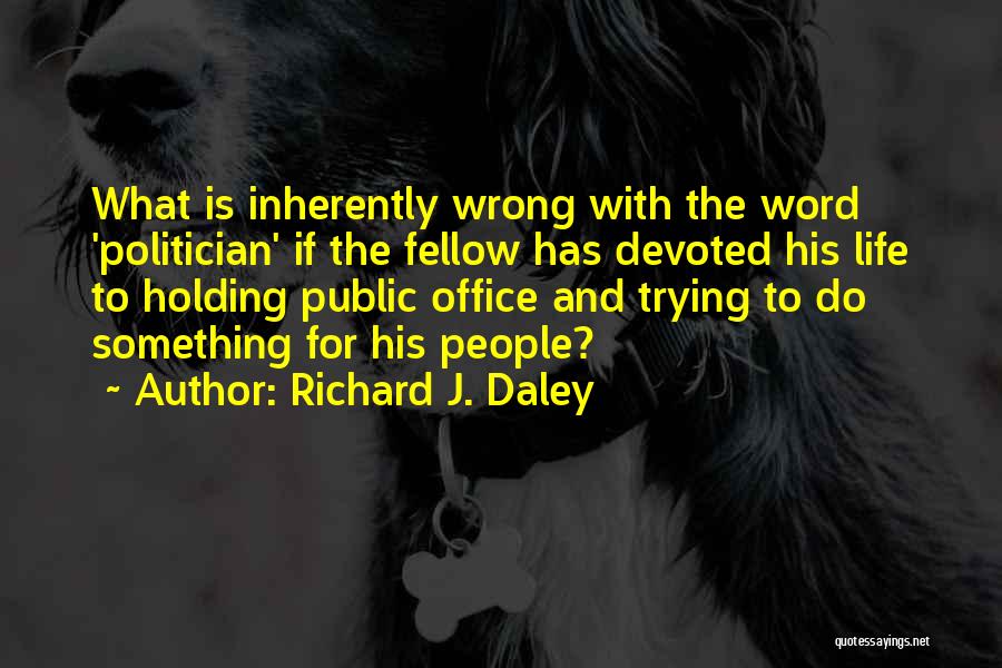 Daley Quotes By Richard J. Daley