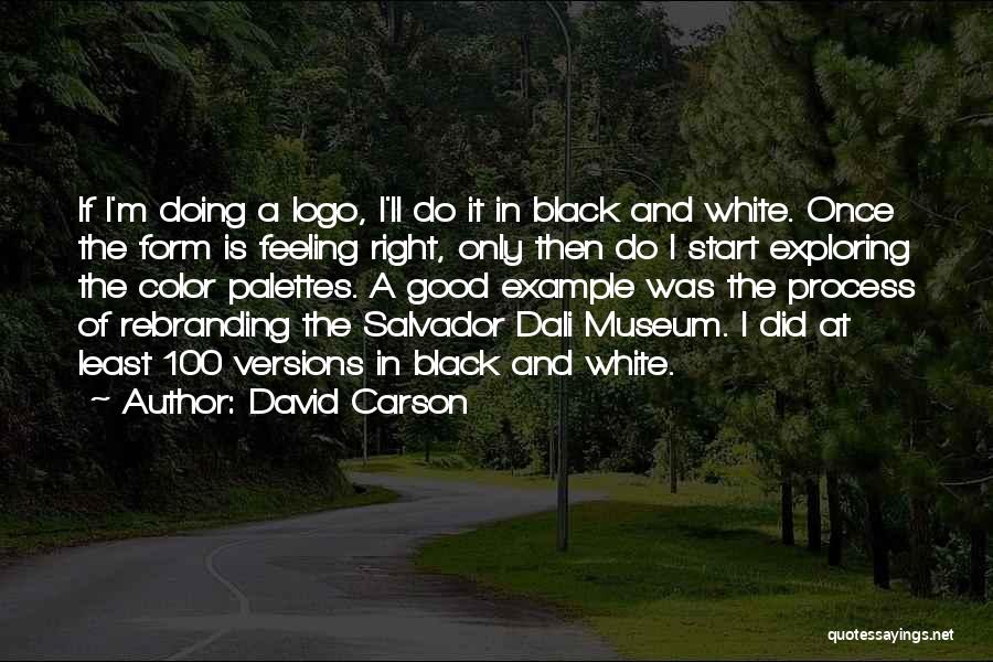 Dali Salvador Quotes By David Carson