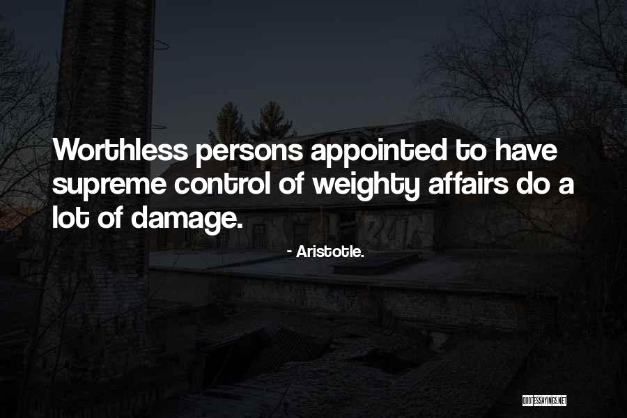 Damage Control Quotes By Aristotle.