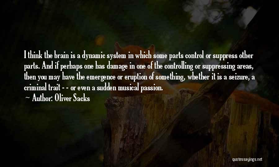 Damage Control Quotes By Oliver Sacks