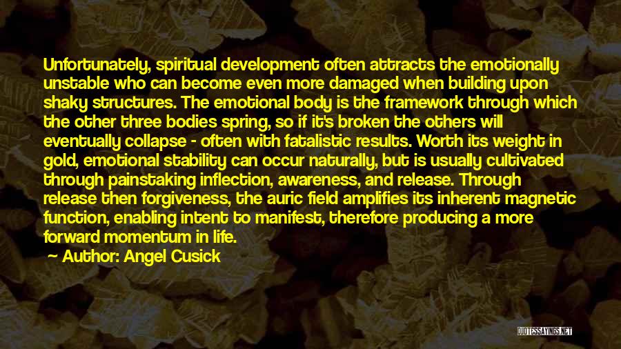 Damaged Life Quotes By Angel Cusick