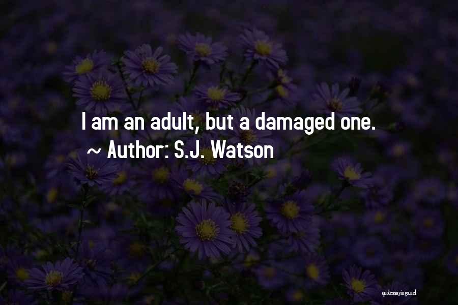 Damaged Quotes By S.J. Watson
