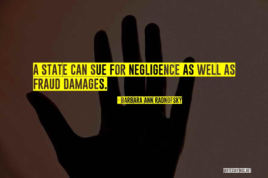 Damages Quotes By Barbara Ann Radnofsky