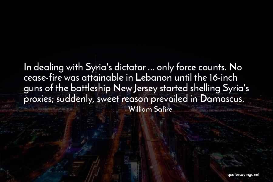 Damascus Syria Quotes By William Safire