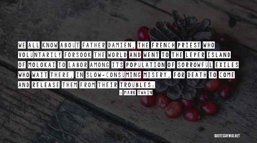Damien Of Molokai Quotes By Mark Twain