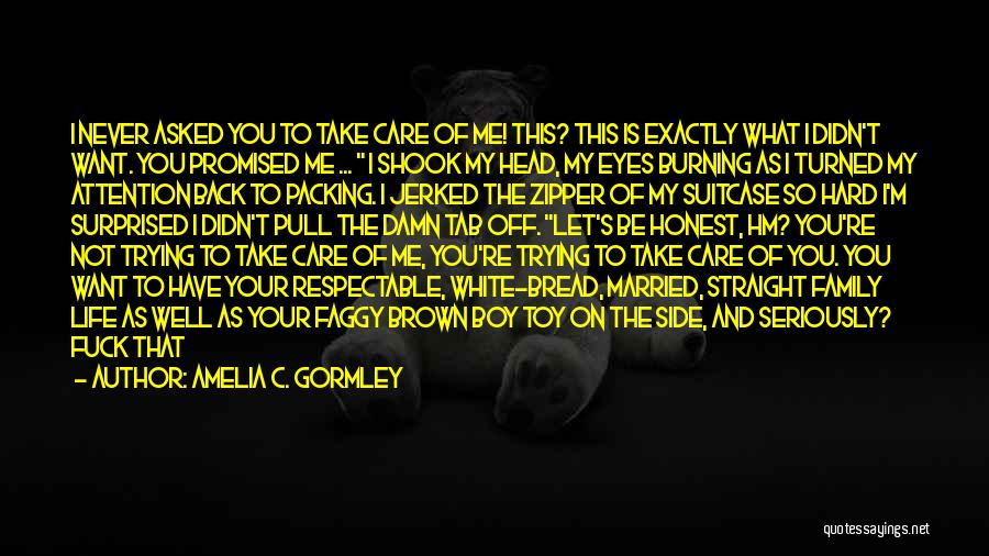 Damn Care Quotes By Amelia C. Gormley