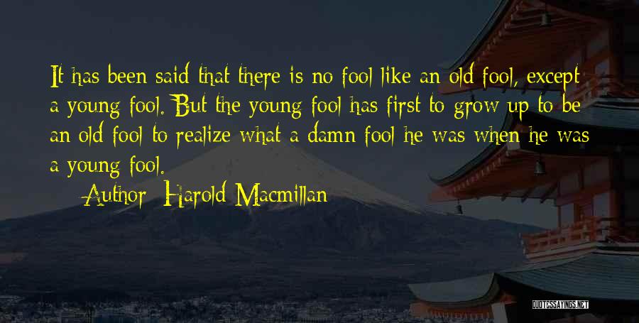 Damn Fool Quotes By Harold Macmillan