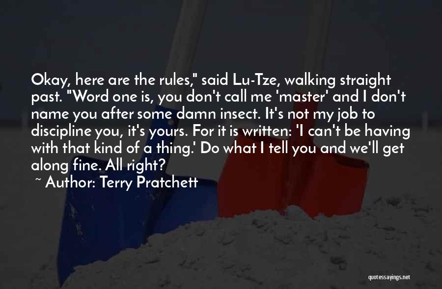 Damn You Fine Quotes By Terry Pratchett