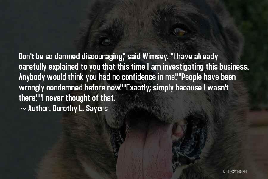 Damned Quotes By Dorothy L. Sayers